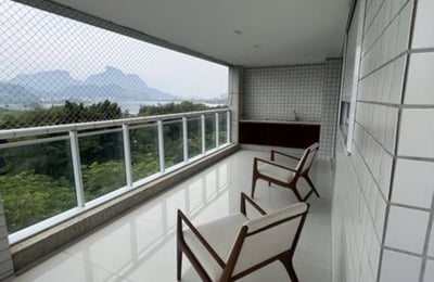Аренда просторных апартаментов, 140 м², район Барра-да-Тижука, Рио-де-Жанейро, Бразилия